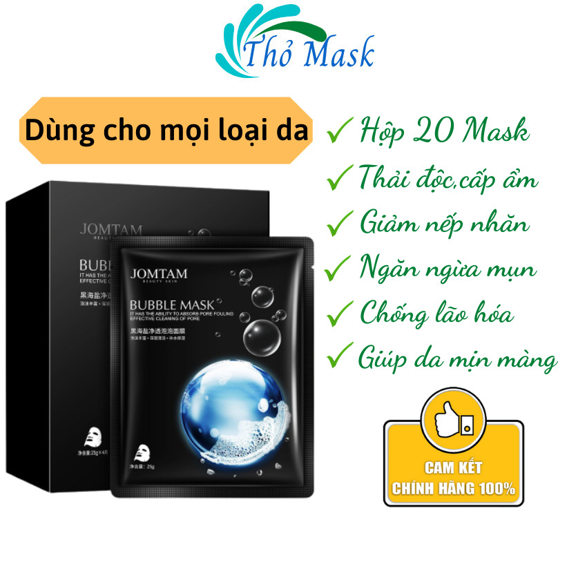 Mặt nạ thải độc sủi bọt cấp ẩm dưỡng da ngăn ngừa mụn mask nội địa trung IMAGES B09. Làm mịn da, ngăn ngừa mụn chống lão hóa. Thomask