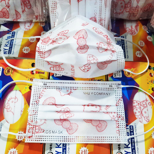 Bịch 10 cái Khẩu Trang y tế trẻ em Như Ý màu ngẫu nhiên