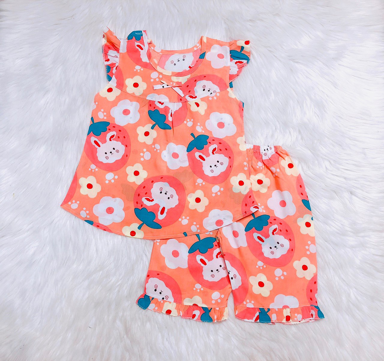 Combo 15 bộ tole bé gái tay dài và lửng size 32 kg