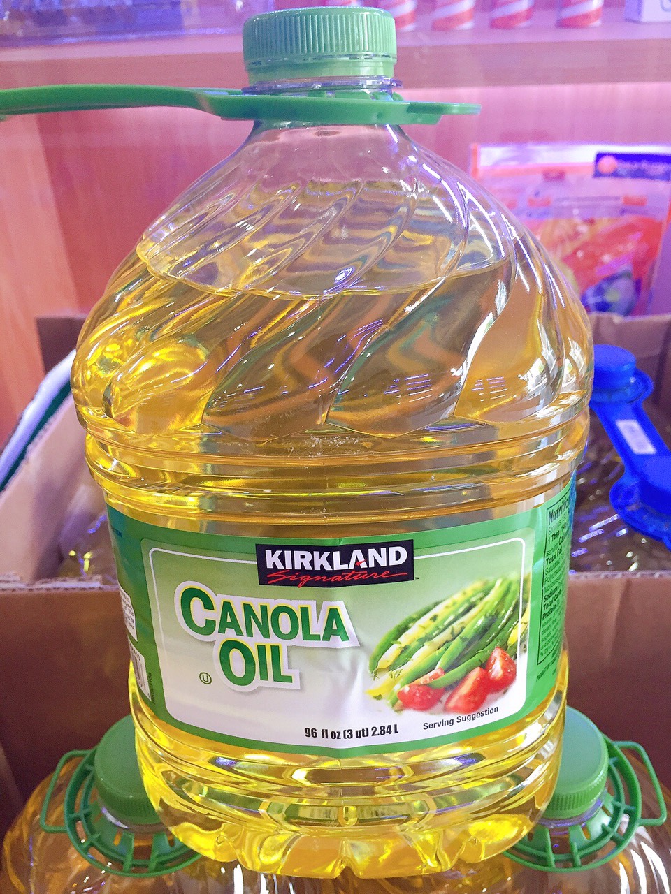 Dầu hạt cải Kirkland Canola 2.84L (Chai)