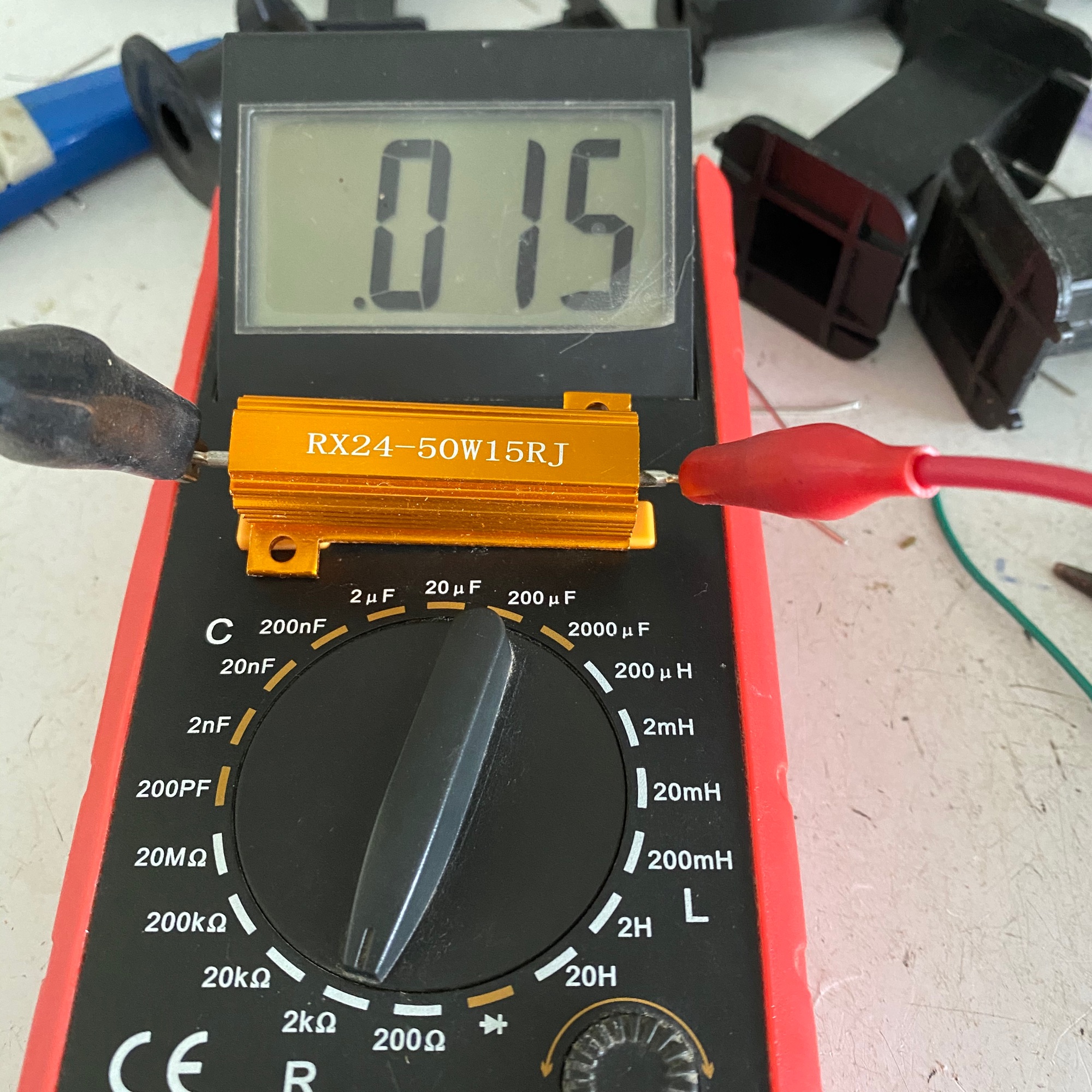 Điện trở nhôm 15 ohm chữ in chìm chất lượng cao