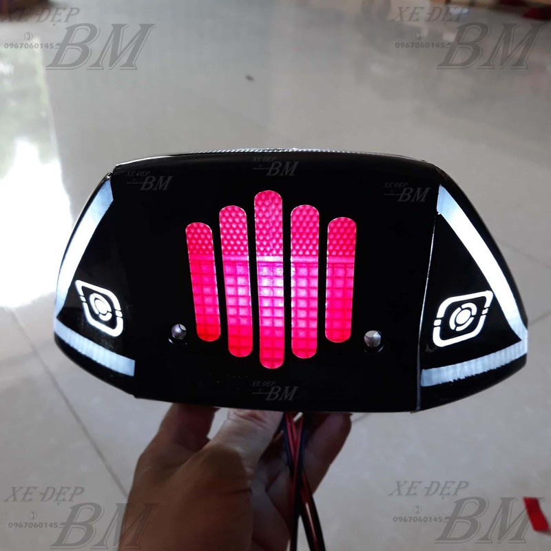 Combo bộ nắp hậu và xi nhan sau độ cho xe Drim