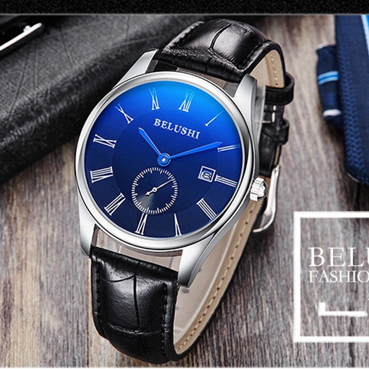 Combo 4 phụ kiện thời trang ( kính mắt, ví da, đồng hồ , dây lưng) 5