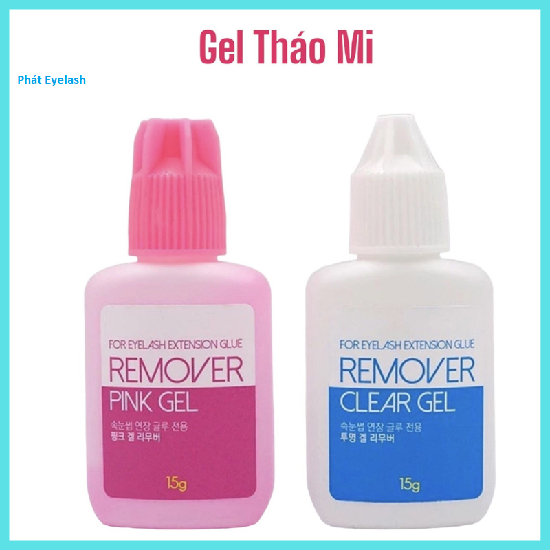 Gel tháo mi xanh remover clear gel gỡ mi_sáp tháo mi nối_phụ liệu mi phát