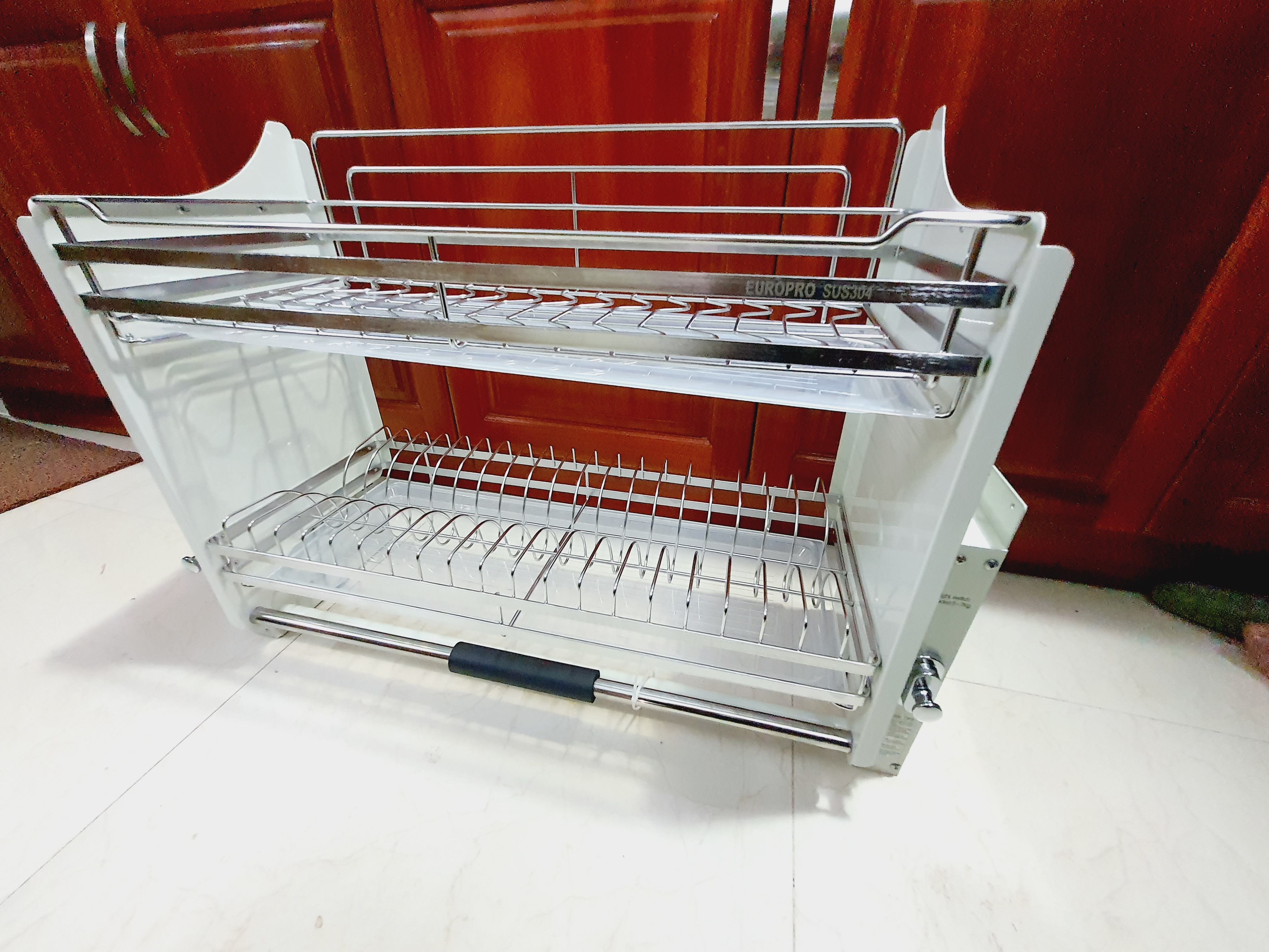 GIÁ BÁT NÂNG HẠ, KỆ BÁT, CHÉN NÂNG HẠ FIVESTAR KIT SUS 304 KÍCH THƯỚC 700mm, 800mm, 900mm