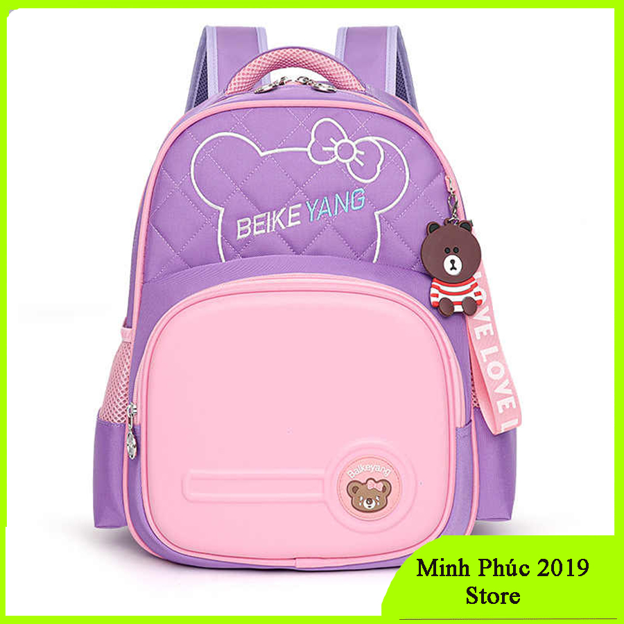 [LOẠI XỊN-DÒNG MỚI] Cặp học sinh , Balo học sinh chống gù lưng chống thấm nước cho bé gái từ lớp 1 đến lớp 4, ba lô trẻ em cấp 1 tiểu học