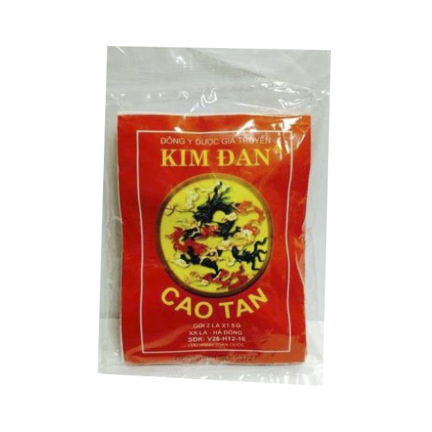 Cao tan kim đan - cao dán cải thiên tình trạng mụn nhọt, quai bị xưng đau