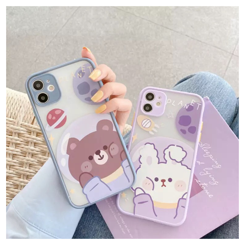 Ốp Lưng Nhám Chống Sock Va Đập Bảo Vệ Camera Animal Planet