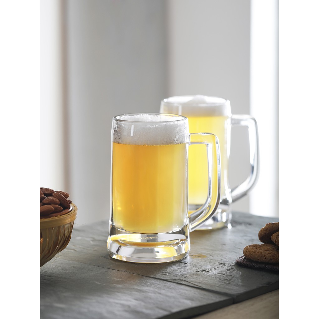 Bộ 6 cốc bia ocean thủy tinh munich beer mug – p00840 – 355ml