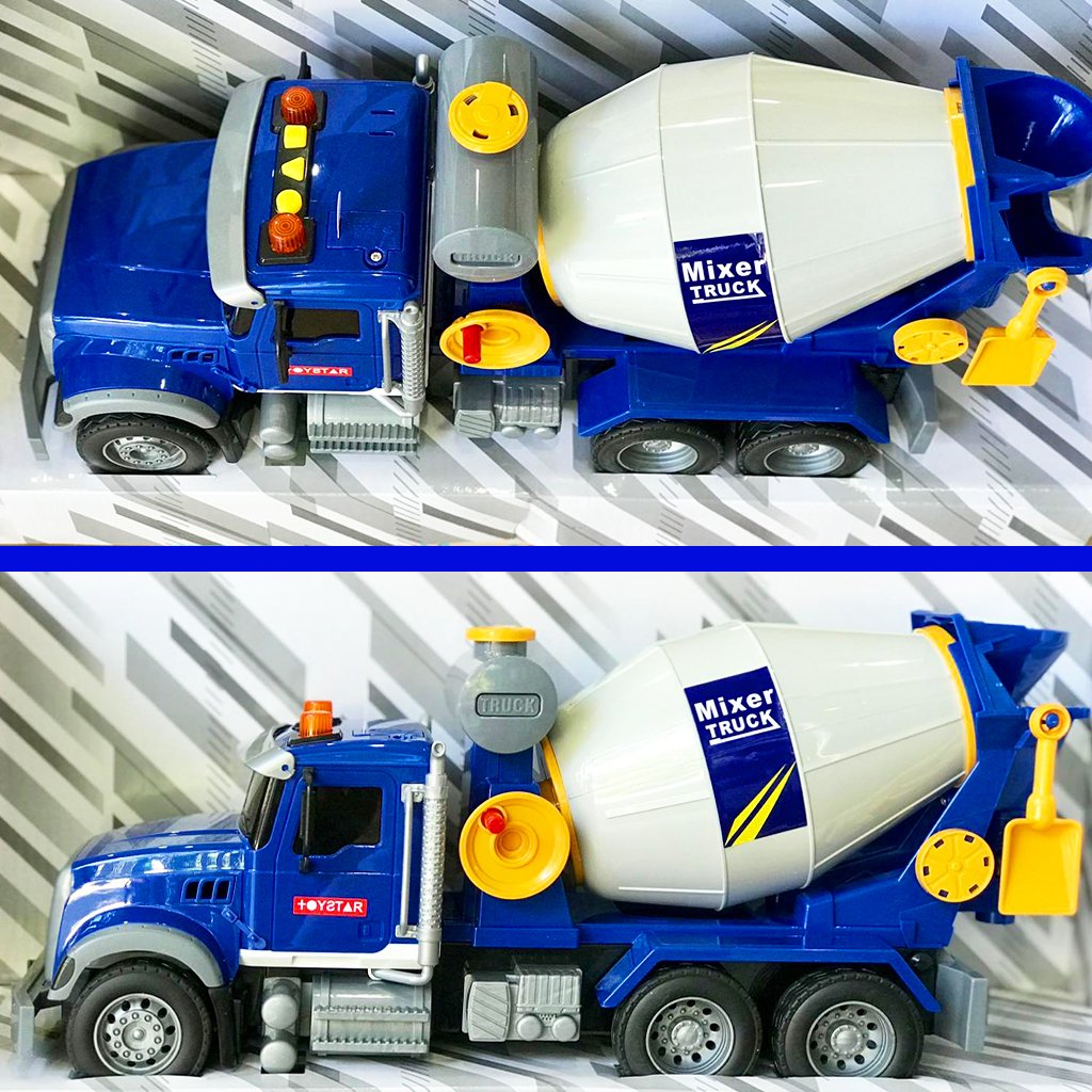 Xe bồn trộn bê tông có nhạc cao cấp