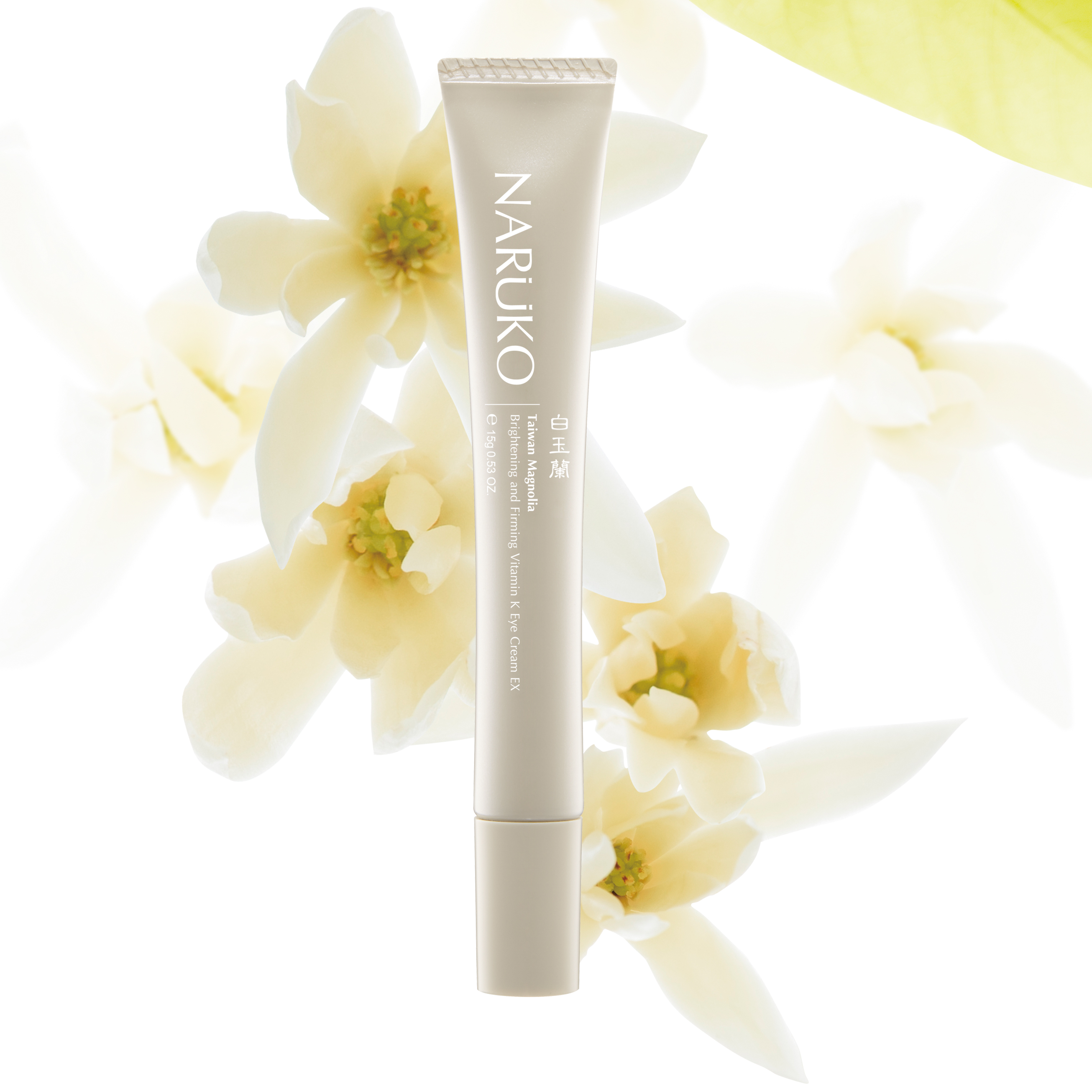 Naruko – Bạch ngọc lan – Kem dưỡng vùng mắt 15 gr – Taiwan Magnolia Brightening and Firming Vitamin K Eye Cream EX 15 gr