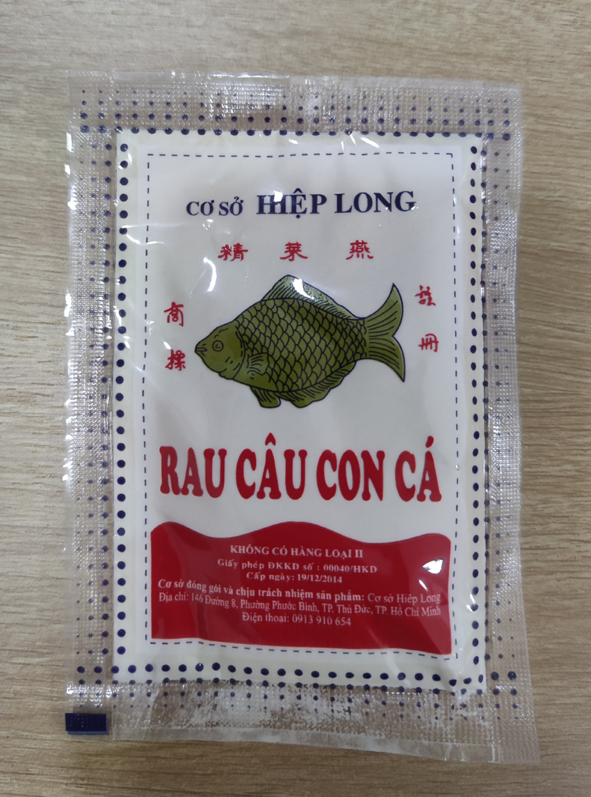Bột rau câu giòn con cá - hiệp long gói 25g