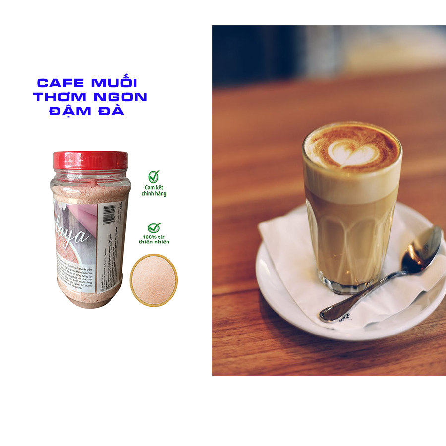 Cà phê muối himalaya - nguyên liệu pha chế muối hồng himalaya 250 g
