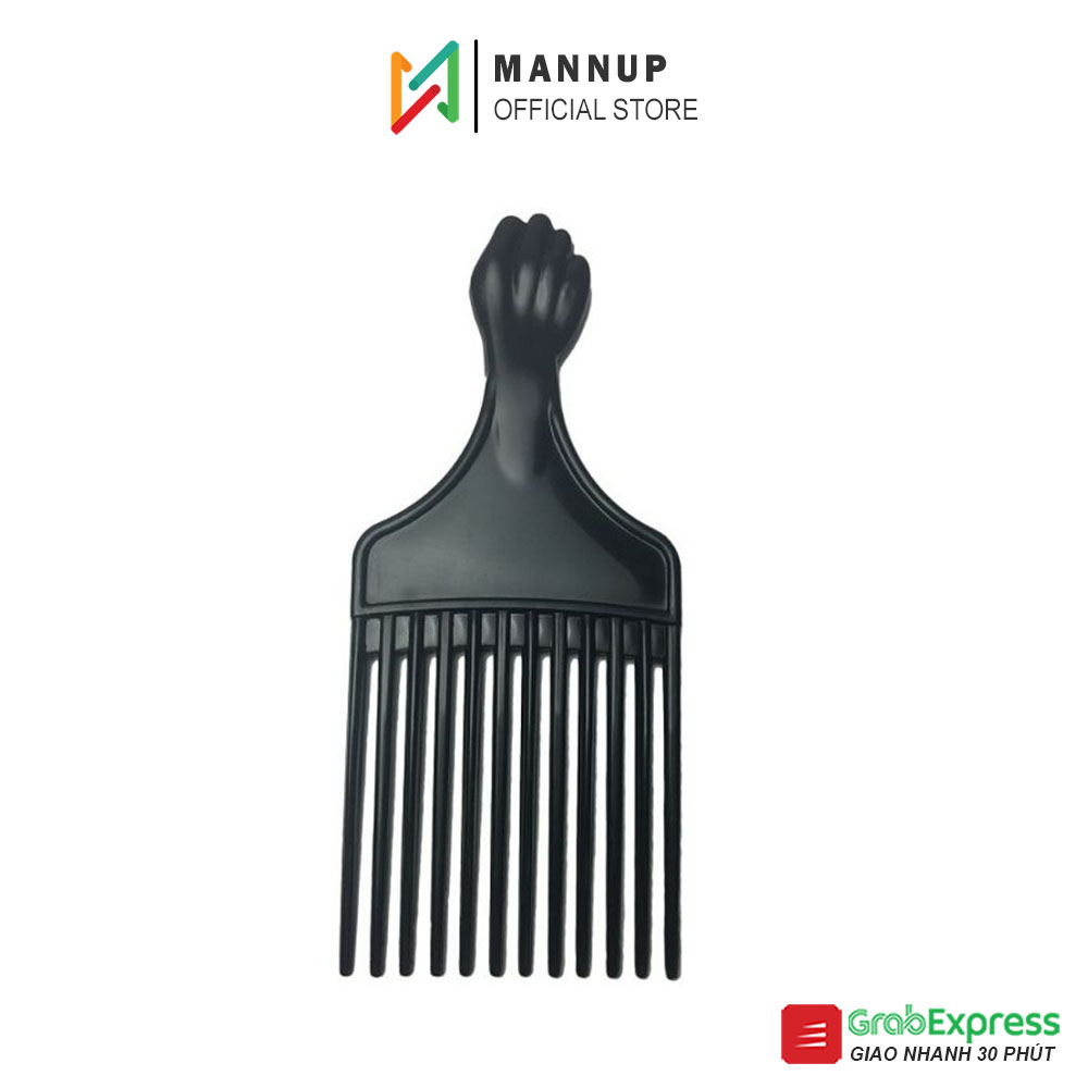 Lược tạo kiểu pomade plastic afro pick usa