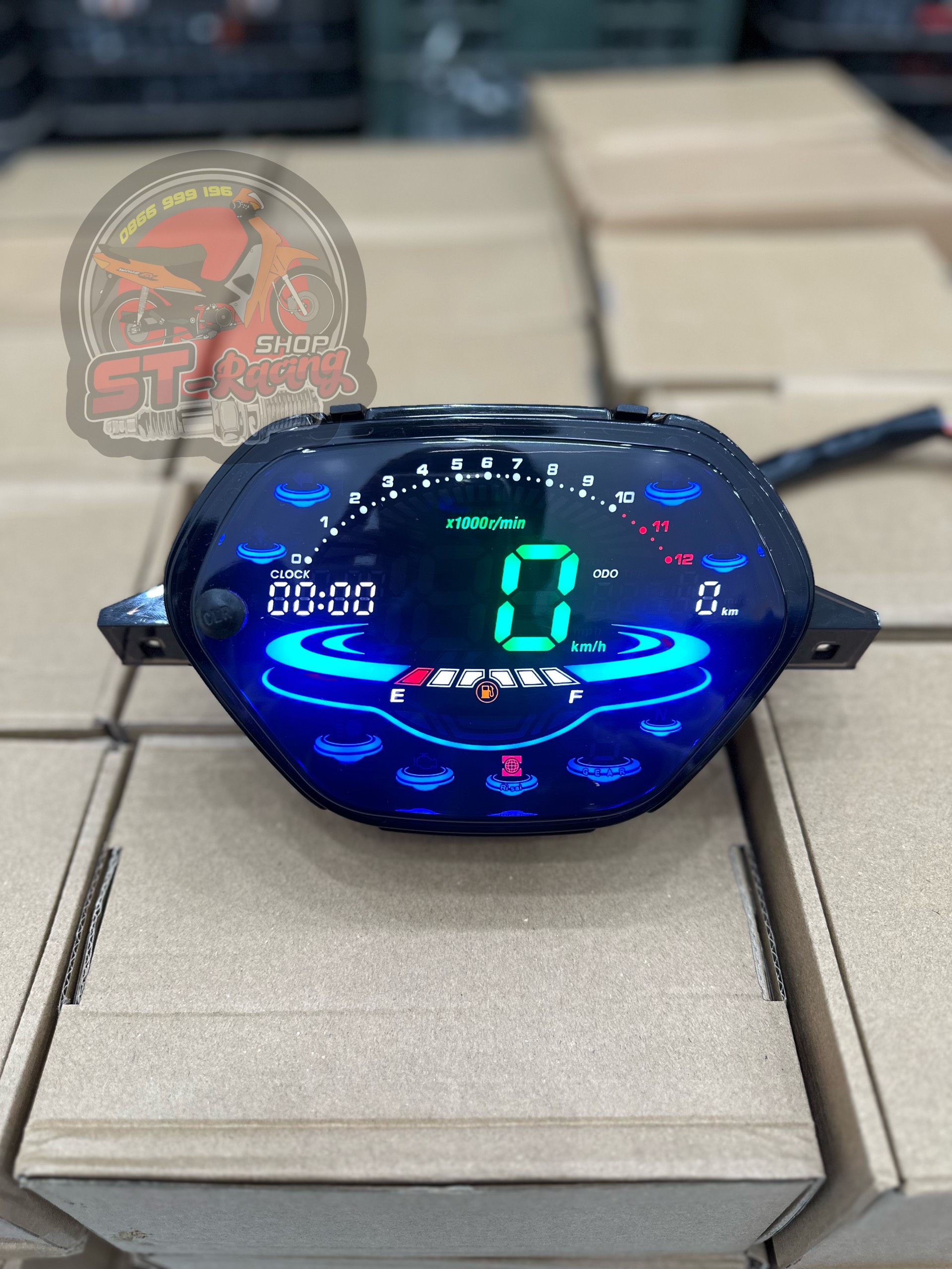 Đồng hồ điện tử wave alpha, wave 100, wave thái 110, wave zx đời 2002 đến 2006