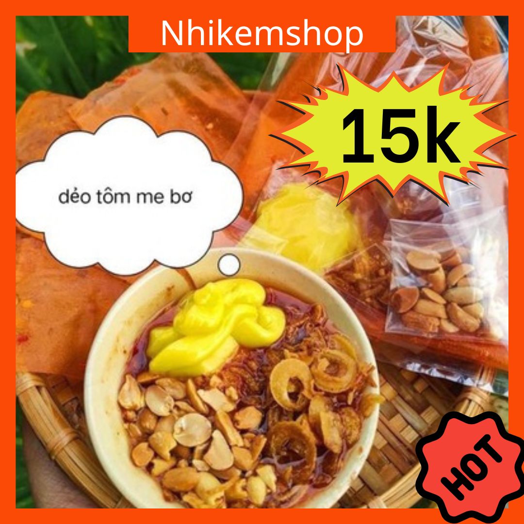 Bánh tráng dẻo tôm bơ cay siêu ngon - nhikemshop.