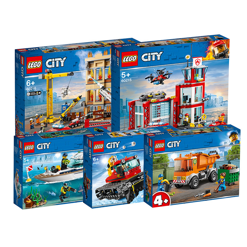 LEGO City Series 60215/60216/60221/60222 Đồ chơi Giáo dục Sản phẩm mới 19 năm