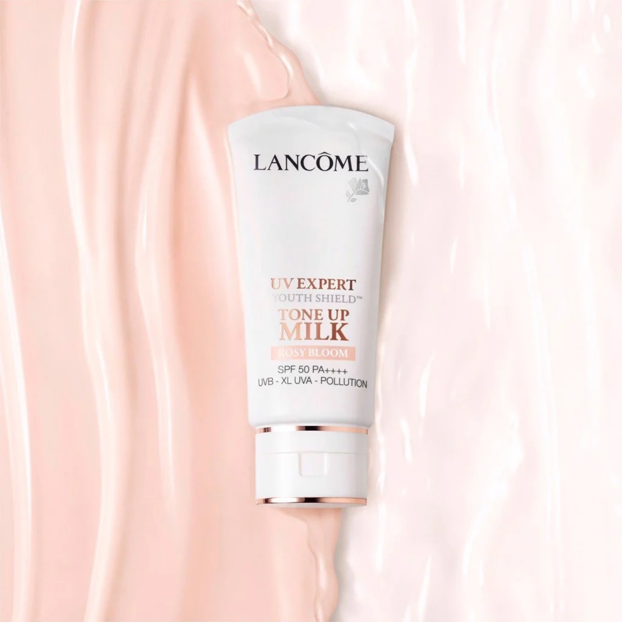 Kem chống nắng lancome tone up milk pearly white 30ml