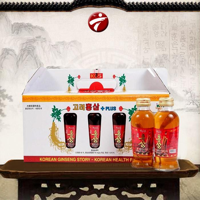 Nước uống hồng sâm KGS có củ cao cấp hàn quốc