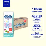 Thùng 48 hộp Sữa nước YOKO GOLD 180ml - sữa bột pha sẵn Dưỡng chất tốt từ Nhật Bản, Vị Nhạt thanh mát, Tiêu hóa khỏe, giúp bé dễ hấp thu (Sữa dành cho trẻ em trên 1 tuổi)