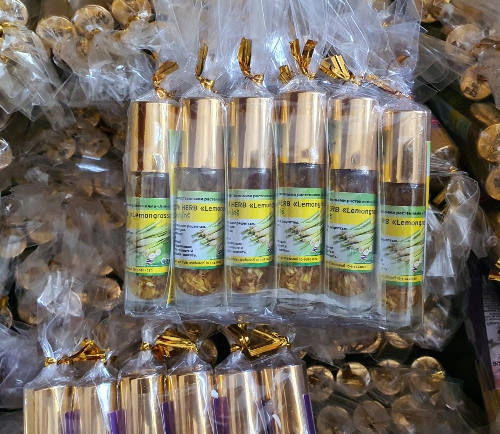 12 chai dầu lăn otop lemongrass hương sả hàng nội địa chính hãng thái lan 10ml