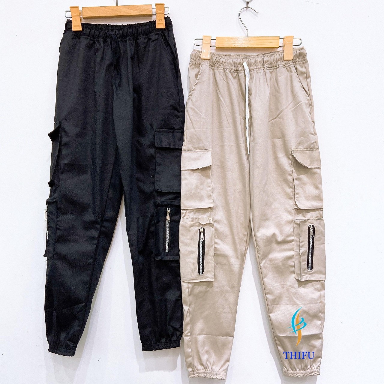 [HCM]Quần Jogger Kaki Nam/ Nữ  Hàn Quốc  Túi Hộp Trẻ Trung Năng Động