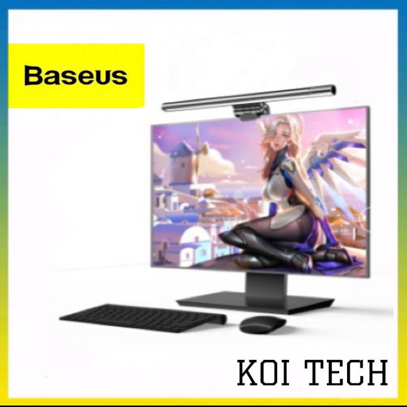 Baseus Led Đèn treo 3 chế độ ánh sáng có thể điều chỉnh - Đèn đọc sách baseus treo màn hình cho văn phòng bàn học và làm việc - KOI TECH