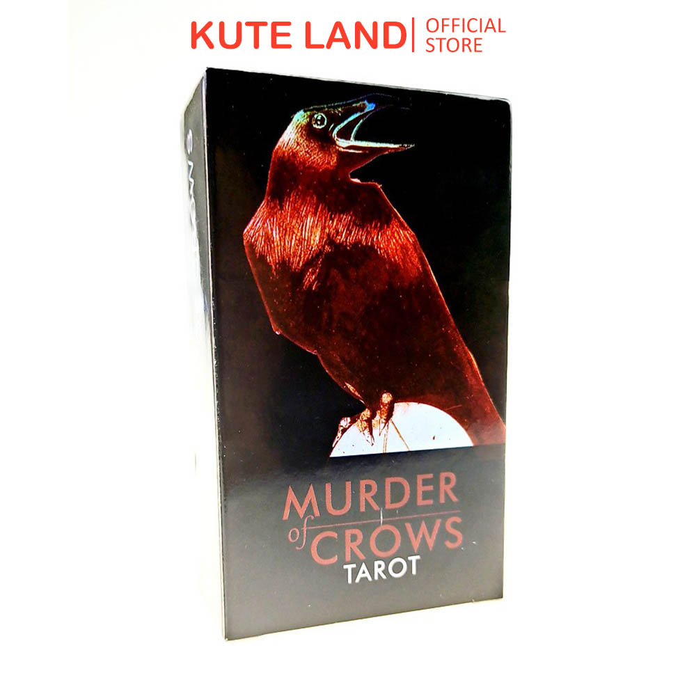 Bài Tarot Murder of Crows Tarot Óng Ánh Tặng Đá Thanh Tẩy