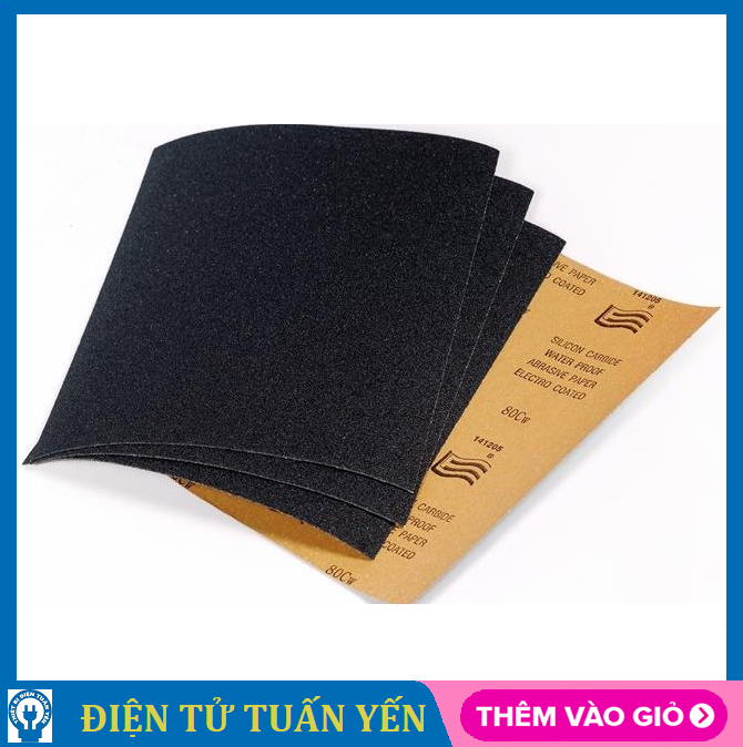Giấy nhám TQ chà tường, chà sơn (5 tờ)
