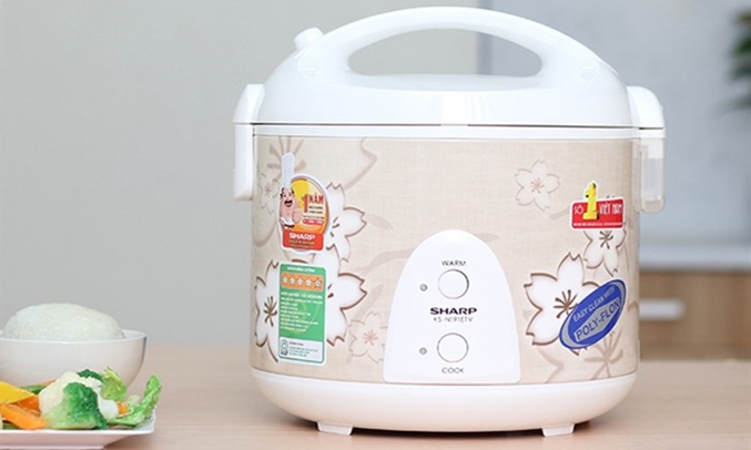 Nồi Cơm Điện Sharp KS-N191ETV SB - 1.8 Lít