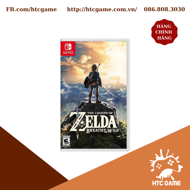 Game Nintendo Switch : The Legend of Zelda Breath of the Wild
