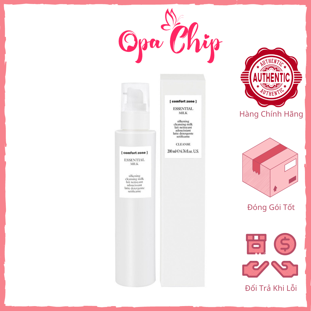 Sữa rửa mặt dịu nhẹ Comfort Zone Essential Milk 200ml