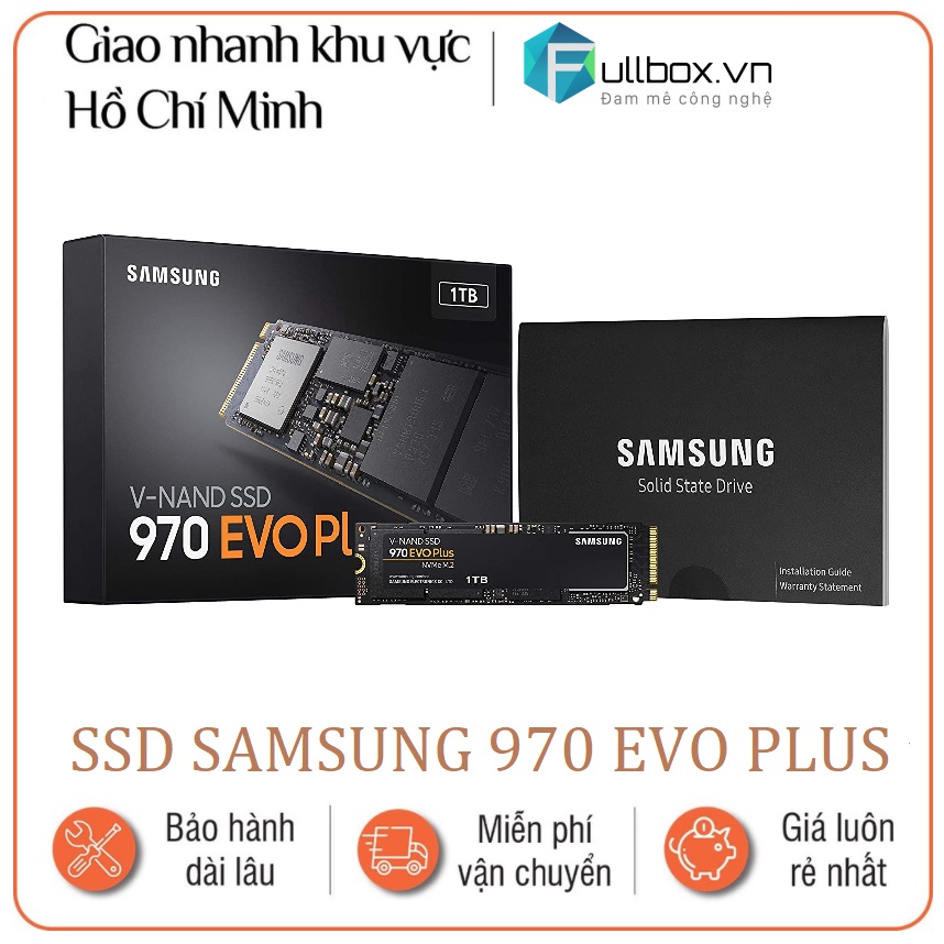 [Trả góp 0%]Ổ CỨNG SSD SAMSUNG 970 EVO PLUS NVME M.2