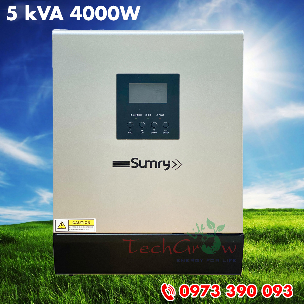 Biến tần nối lưới lưu trữ Sumry 5kVA 4000W - Hybrid inverter