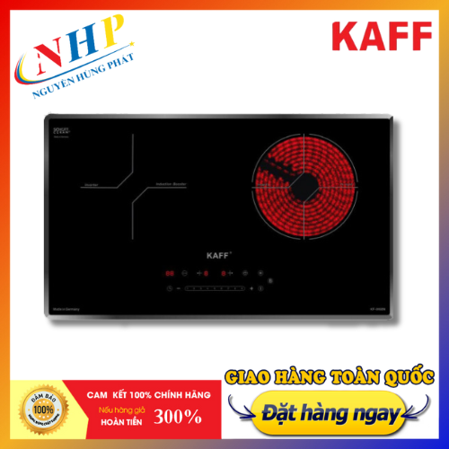 Bếp từ đôi hồng ngoại cảm ứng kaff hybrid kf-ih68n