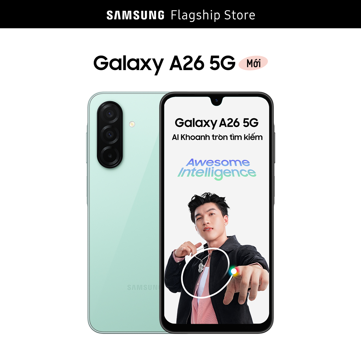 Điện thoại Samsung Galaxy A26 5G (8/128GB), Mặt lưng kính, AI-Circle to Search, Camera HDR chụp đêm sáng rõ - 4