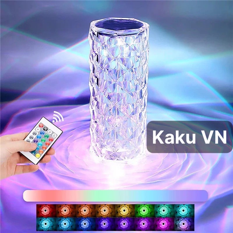 Đèn ngủ trang trí phòng khách, phòng ngủ, phòng game kèm điều khiển