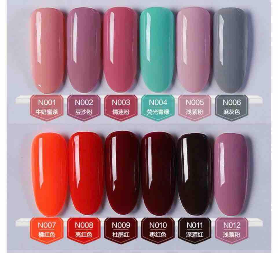 Sơn gel mini mã từ 1-60 (có tổng 160 màu,giá 1 chai)