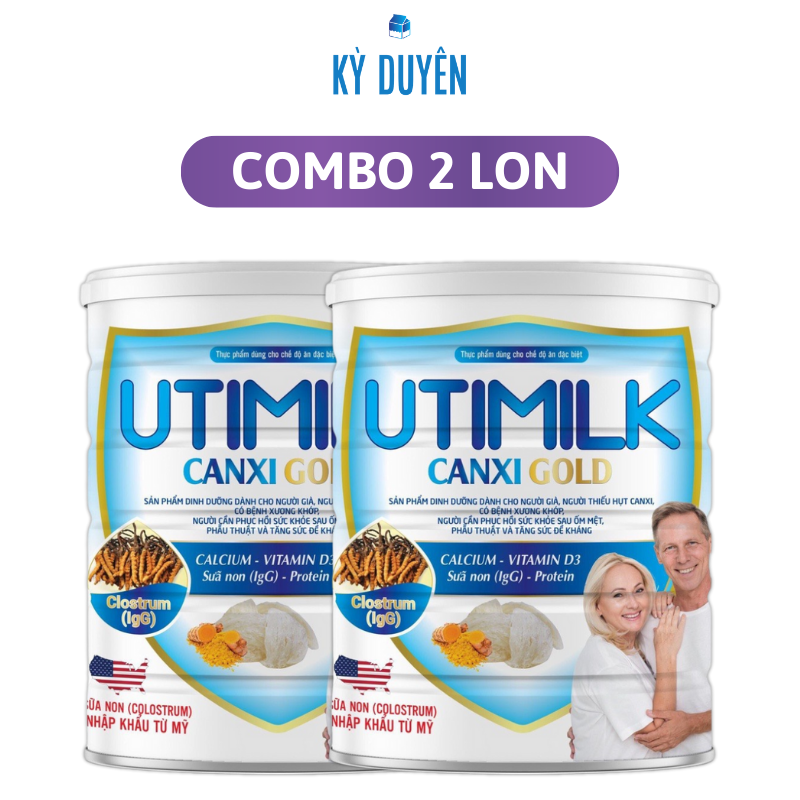 Sữa canxi gold ultimilk - vietnam24h - canxi cao, tổ yến, đông trùng hạ thảo, nghệ nano curcumin lon 900g