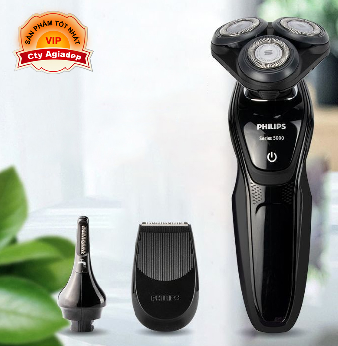 Máy cạo râu xịn Philips S5K82 Pin sạc + 3 Đầu - Hàng nhà giàu siêu xịn
