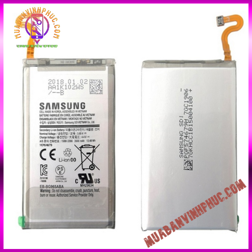 Pin samsung galaxy s9 plus / g965 / eb-bg965aba,dung lượng 3500mah / bảo hành 12 tháng