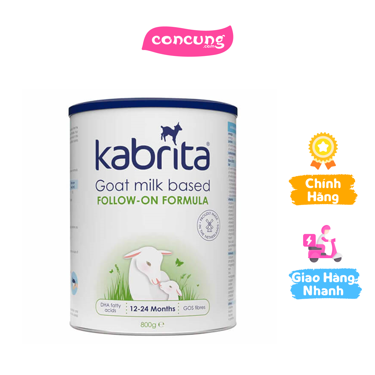 Sữa dê Kabrita Số 2 800g 1-2 tuổi