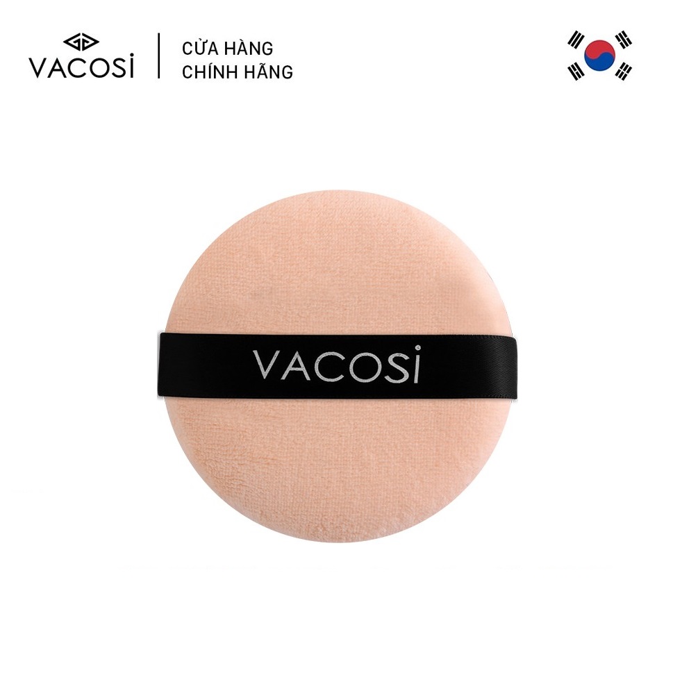 Vacosi Bông Phấn Khô Large Round Puff BP09 (Tròn Lớn)