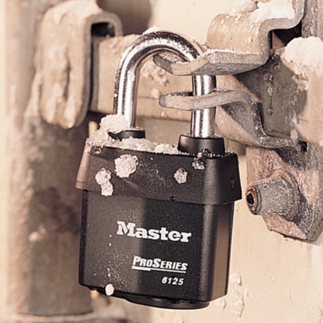 Ổ khóa thép Master Lock 6125 4KEY thân rộng 60mm 4 chìa đồng răng cưa - MSOFT