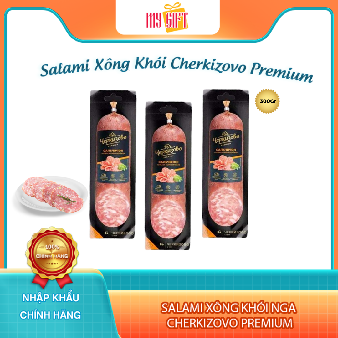 Xúc Xích Salami Xông Khói Nga Cherkizovo Premium 300g - Xúc xích chiên, nướng - Thực phẩm nhập khẩu
