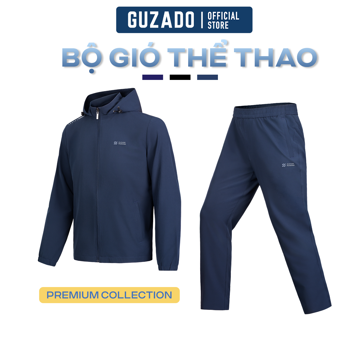   TẶNG QUÀ ĐƠN 599K CHỈ 27.12  Bộ Gió Nam GUZADO Chất Liệu Vải Gió Cao Cấp Dày Dặn Mềm Mại Form Regular Fit Tôn Dáng Thanh Lịch Sang Trọng GBG01 