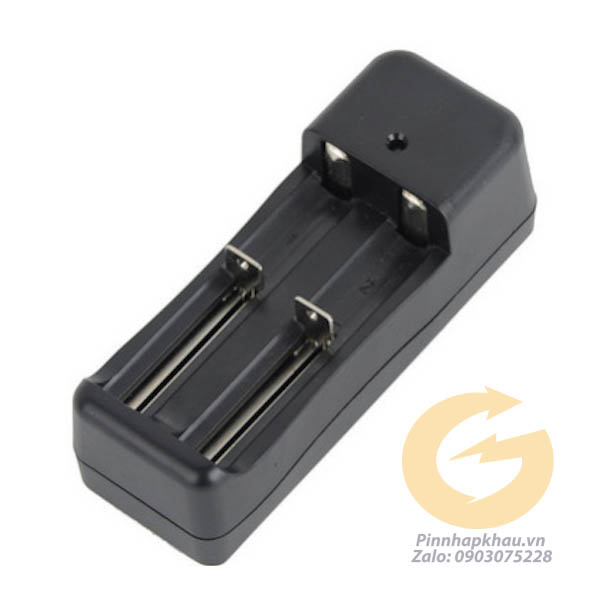 [S2] Sạc 2 pin Lithium Li-ion 18650, 26650 điện áp 3.7v - 4.2v thông minh, an toàn tự ngắt khi đầy