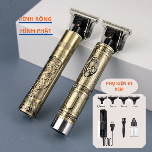 Tông đơ cắt tóc ⚡️𝐅𝐑𝐄𝐄 𝐒𝐇𝐈𝐏⚡️Tăng đơ chắn viền Vintage T9 Chính Hãng -Tặng nhiều quà - Bảo Hành 6 Tháng - 1 đổi 1 30 ngày !
