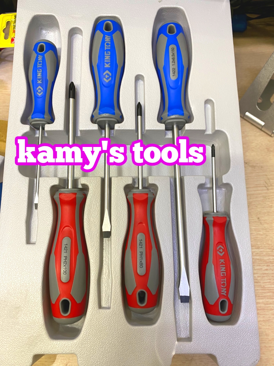 Bộ tua vít 6 chi tiết Kingtony model 31116MR bộ tô vít
