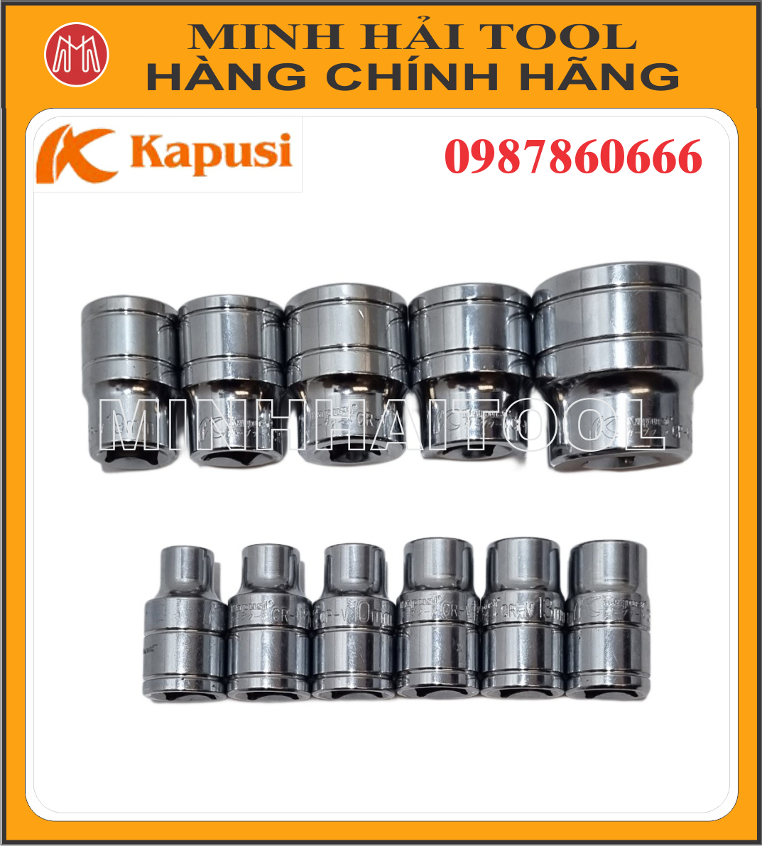 Đầu típ lục giác ½ inch Kapusi Japan